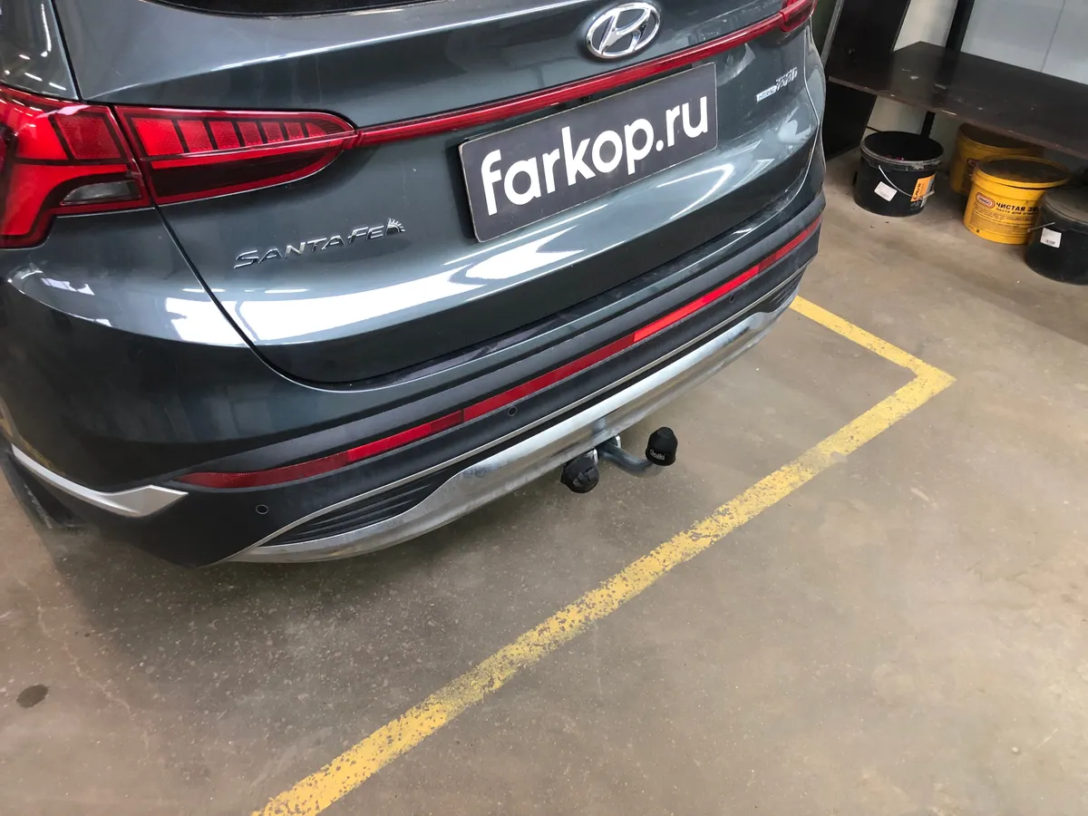 Фаркоп Galia для Hyundai Santa Fe 2020-2024 K050A в Иркутск