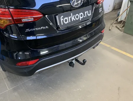 Фаркоп Лидер Плюс для Hyundai Santa Fe 2012-2018, (вкл.Grand) H224-A в Иркутск