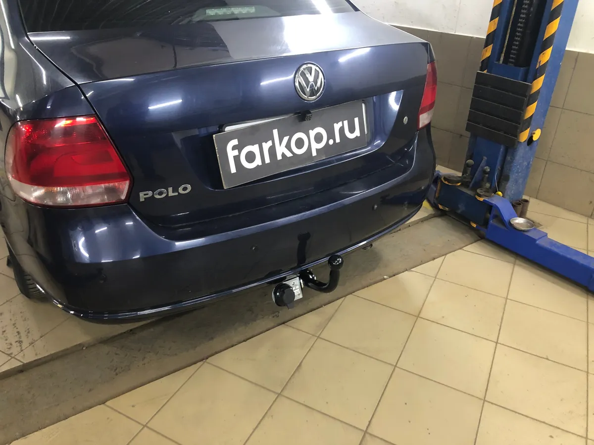 Фаркоп Лидер Плюс для Volkswagen Polo (седан) 2010-2020 V125-A в Иркутск Фаркоп Лидер Плюс для Volkswagen Polo (седан) 2010-2020 V125-A в Иркутск