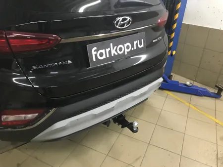Фаркоп Лидер Плюс для Hyundai Santa Fe 2018-2022 Арт. H230-E H230-E в Иркутск