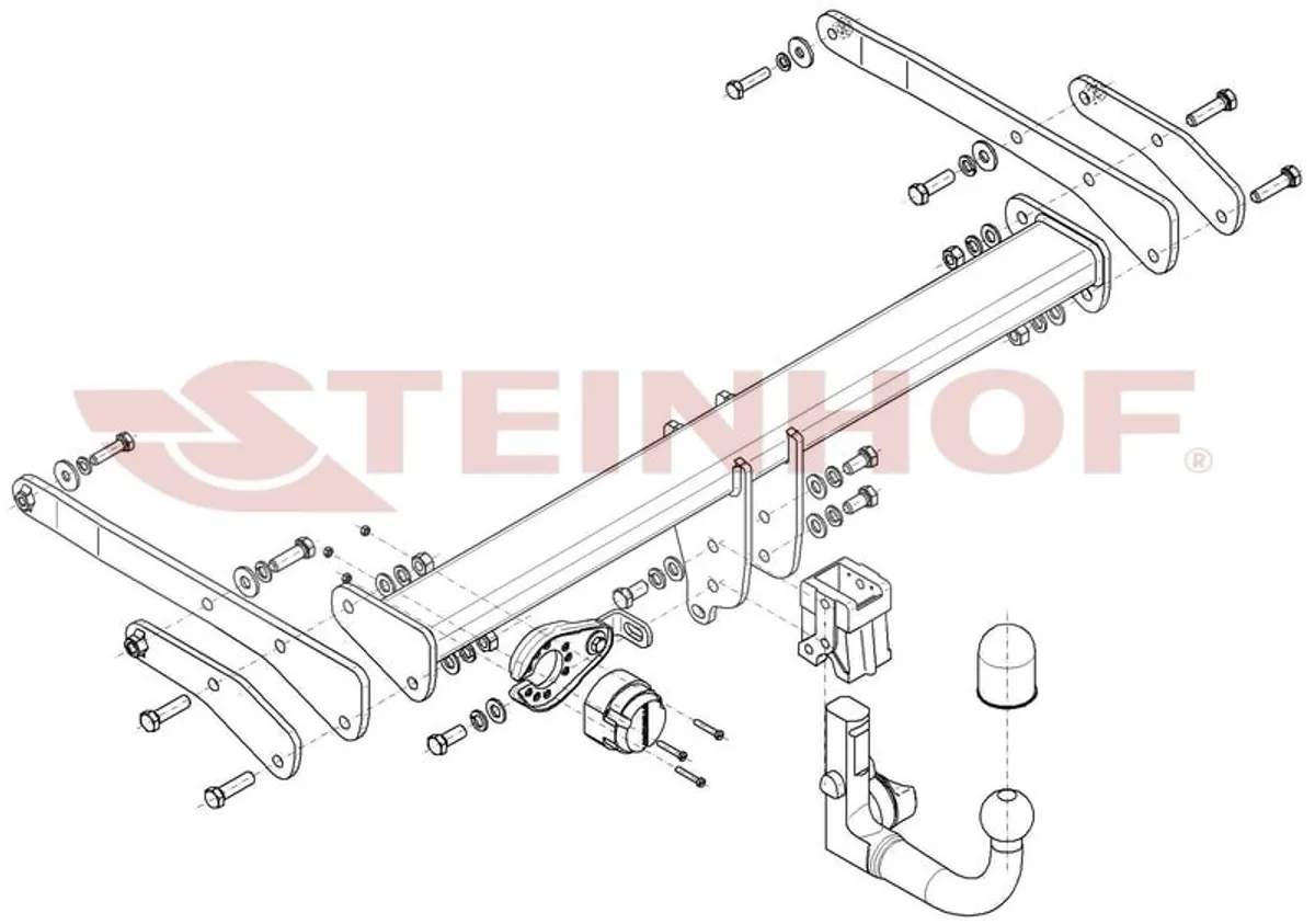 Фаркоп Steinhof для Audi Q5 2026- A-112 в Иркутск Фаркоп Steinhof для Audi Q5 2026- A-112 в Иркутск