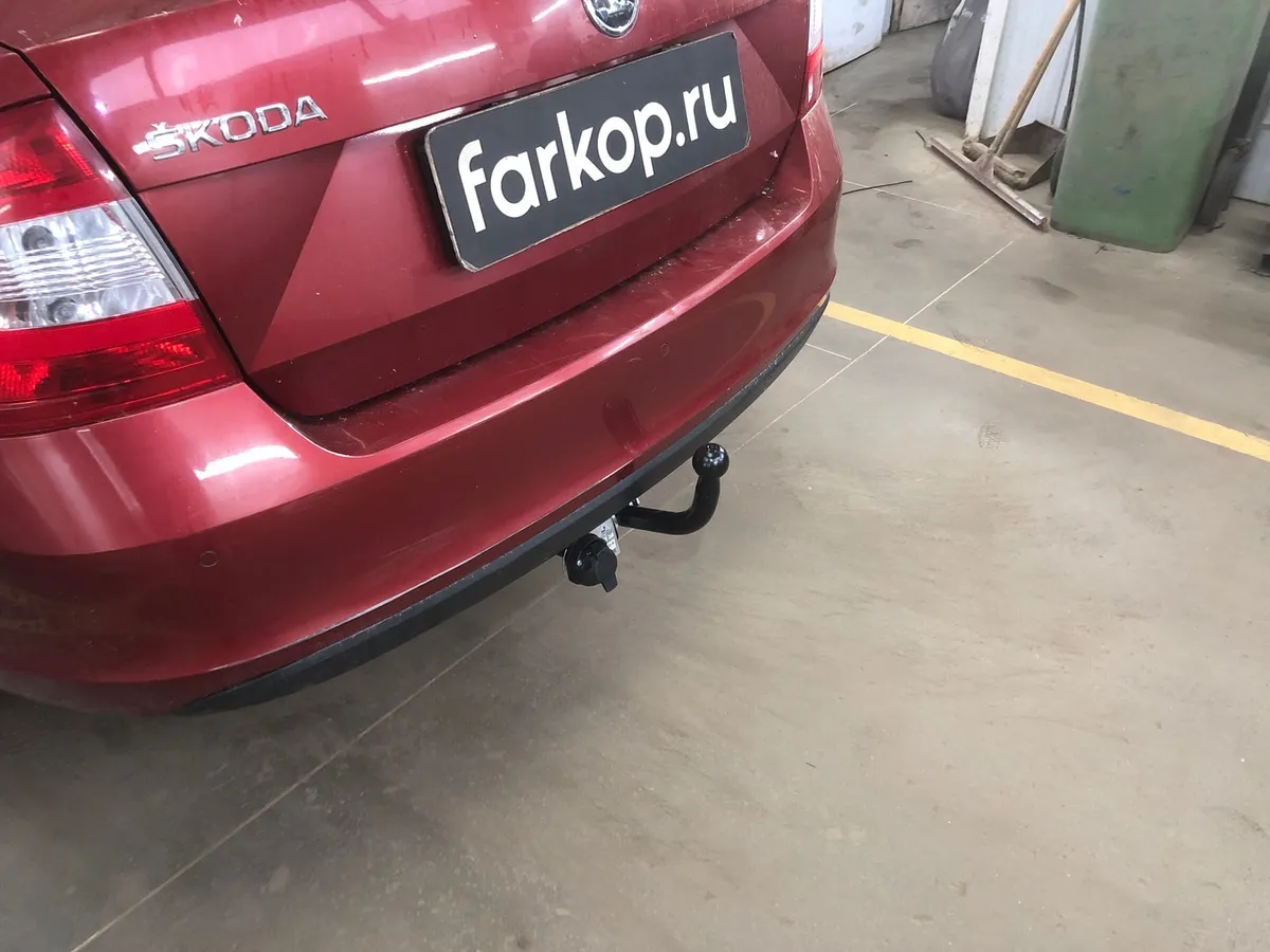 Фаркоп Лидер Плюс для Skoda Rapid 2014-2019 V125-A в Иркутск Фаркоп Лидер Плюс для Skoda Rapid 2014-2019 V125-A в Иркутск