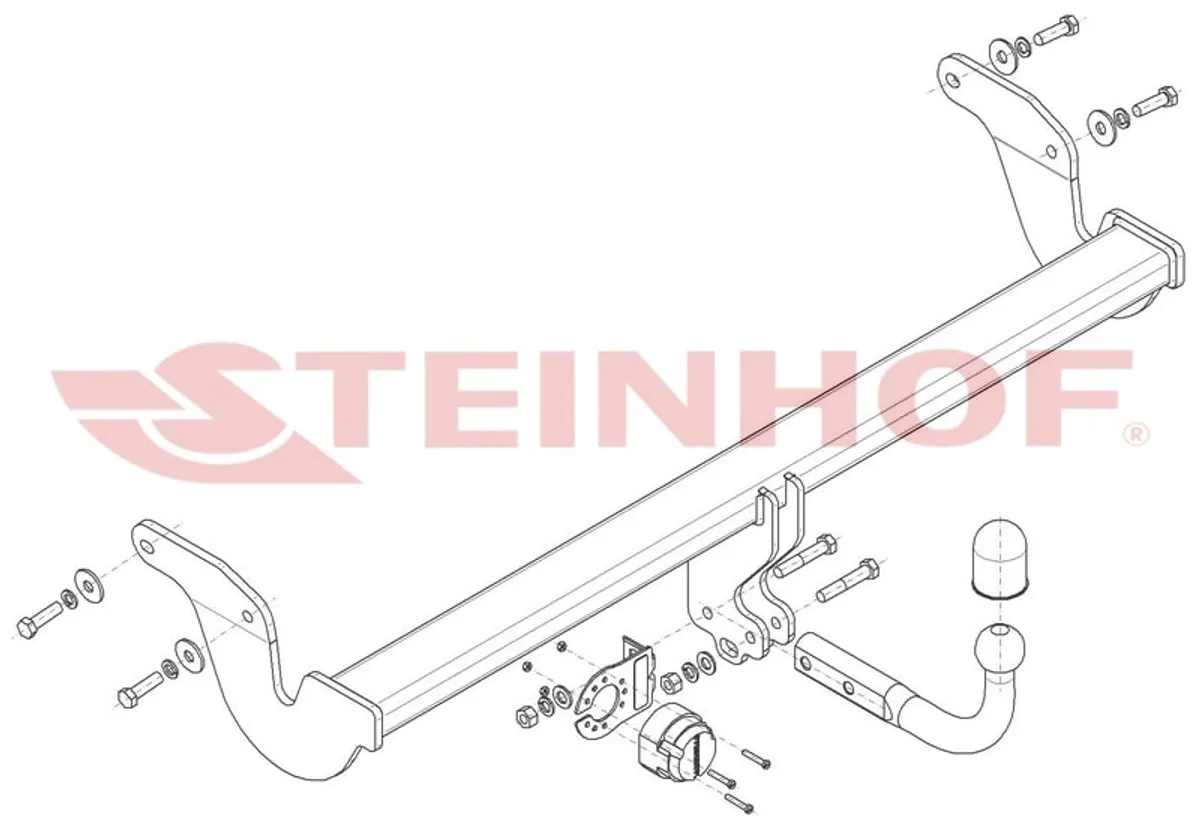 Фаркоп Steinhof для Lexus RX 2022- Арт. L-175 L-175 в Иркутск