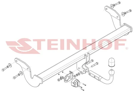 Фаркоп Steinhof для Lexus RX 2022- Арт. L-175 L-175 в Иркутск