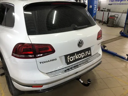 Фаркоп Oris для Volkswagen Touareg 2010-2018, кроме R-Line 3555-D2 в Иркутск