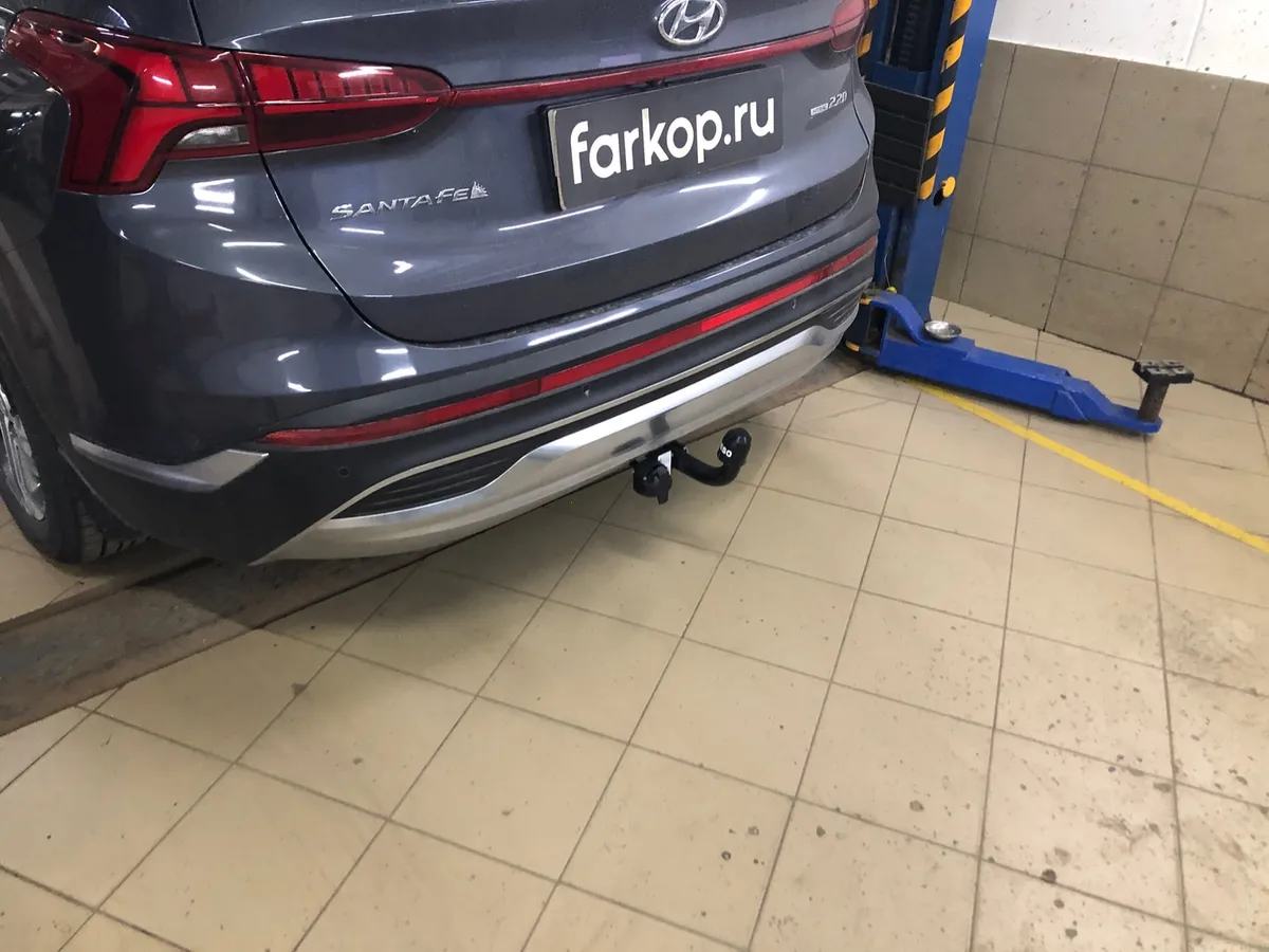 Фаркоп Oris для Hyundai Santa Fe 2020-2024 6768-A в Иркутск Фаркоп Oris для Hyundai Santa Fe 2020-2024 6768-A в Иркутск