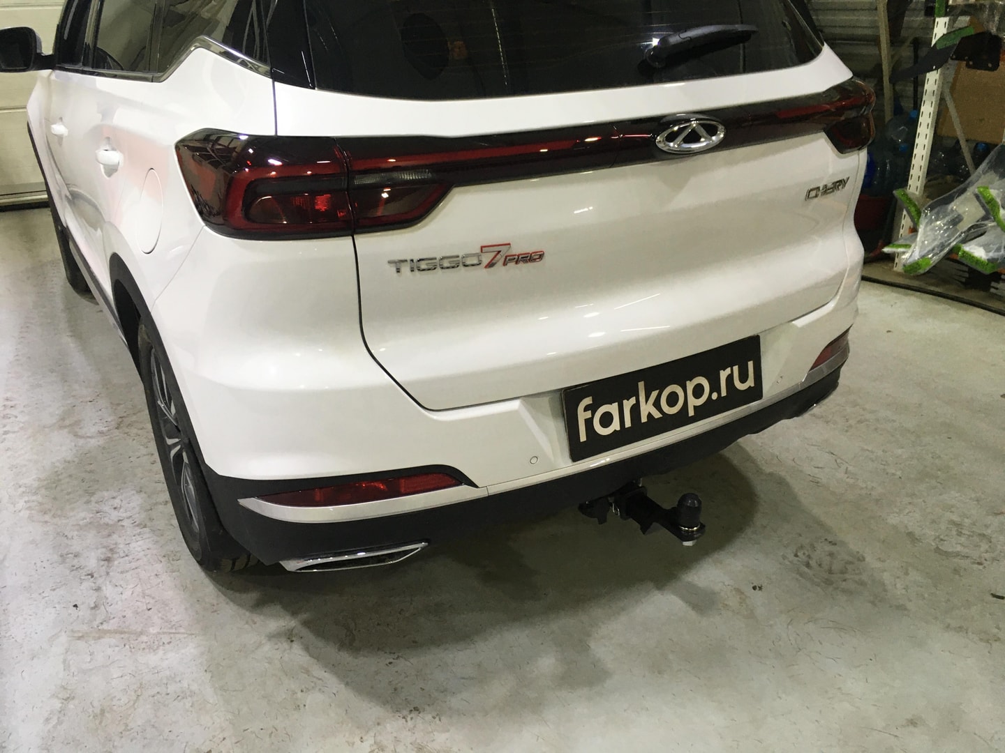 Установили фаркоп ТСС для Chery Tiggo 7 Pro 2021 г. Установили фаркоп ТСС для Chery Tiggo 7 Pro 2021 г.