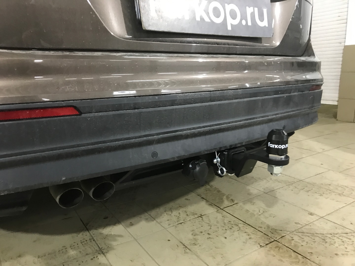 Установили фаркоп PT GROUP для Volkswagen Tiguan 2020 г.