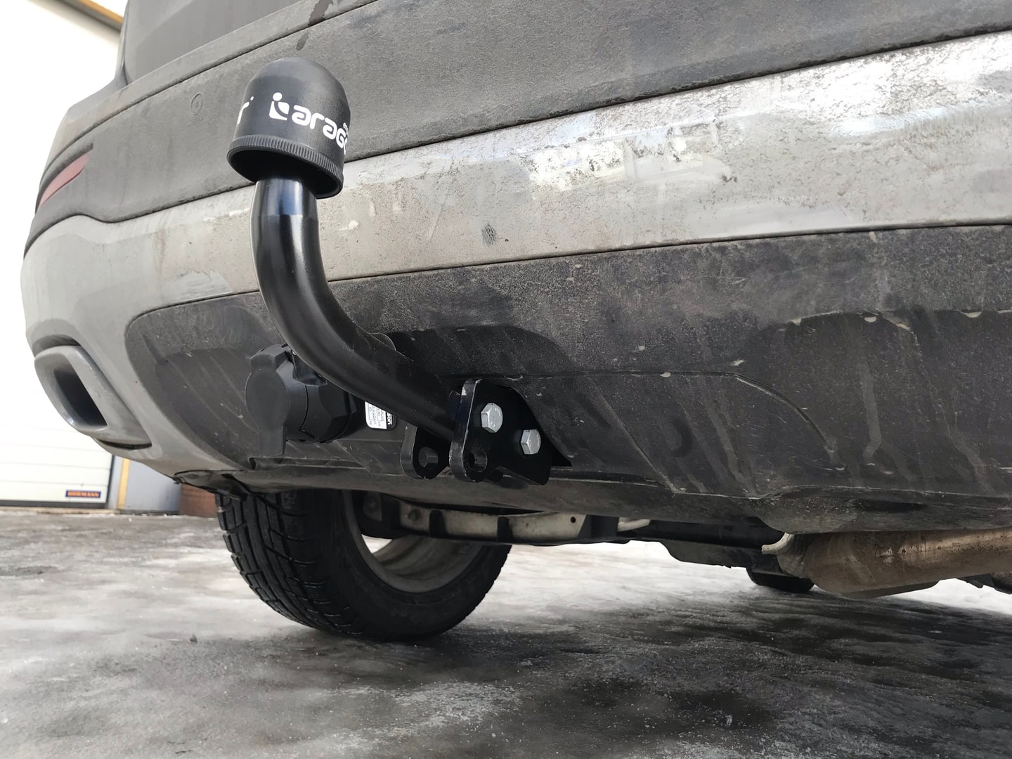 Установили фаркоп Aragon для Mercedes GLB-class 2021 г.