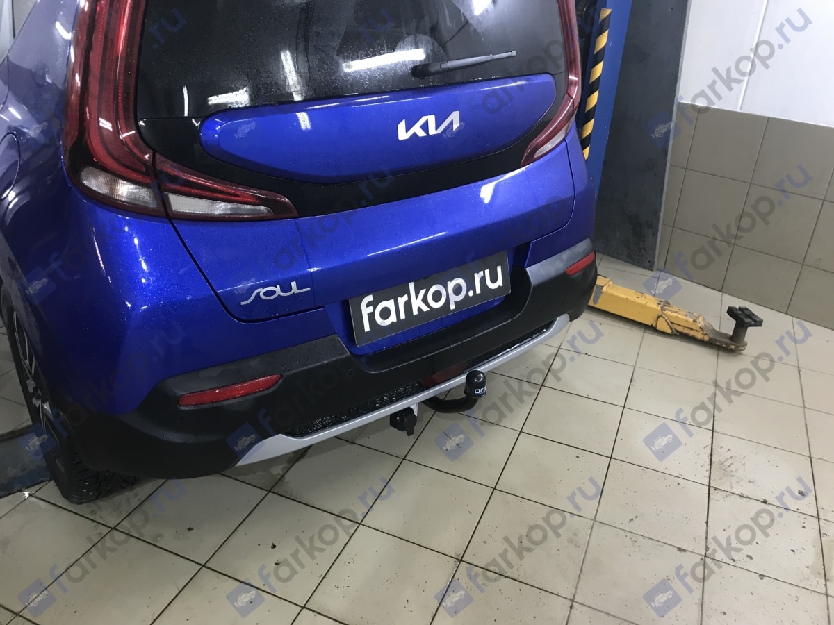 Установили фаркоп Oris для Kia Soul 2021 г.в.