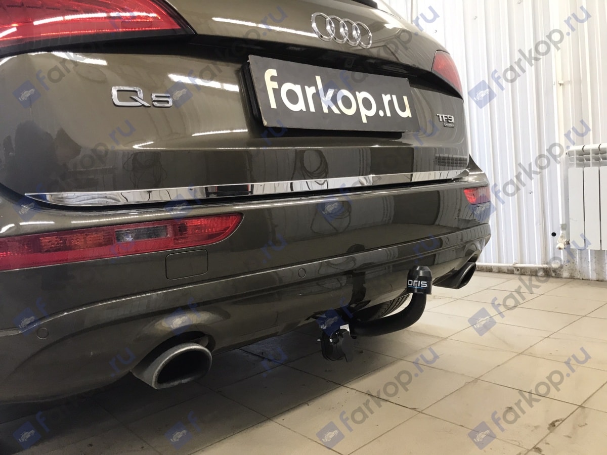 Установили фаркоп Oris для Audi Q5 2013 г.в. Установили фаркоп Oris для Audi Q5 2013 г.в.