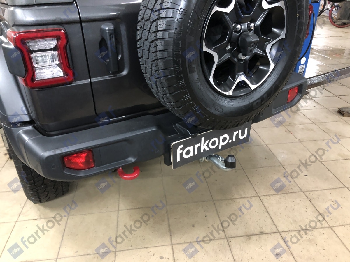 Установили фаркоп Galia для Jeep Wrangler 2020 г.в. Установили фаркоп Galia для Jeep Wrangler 2020 г.в.