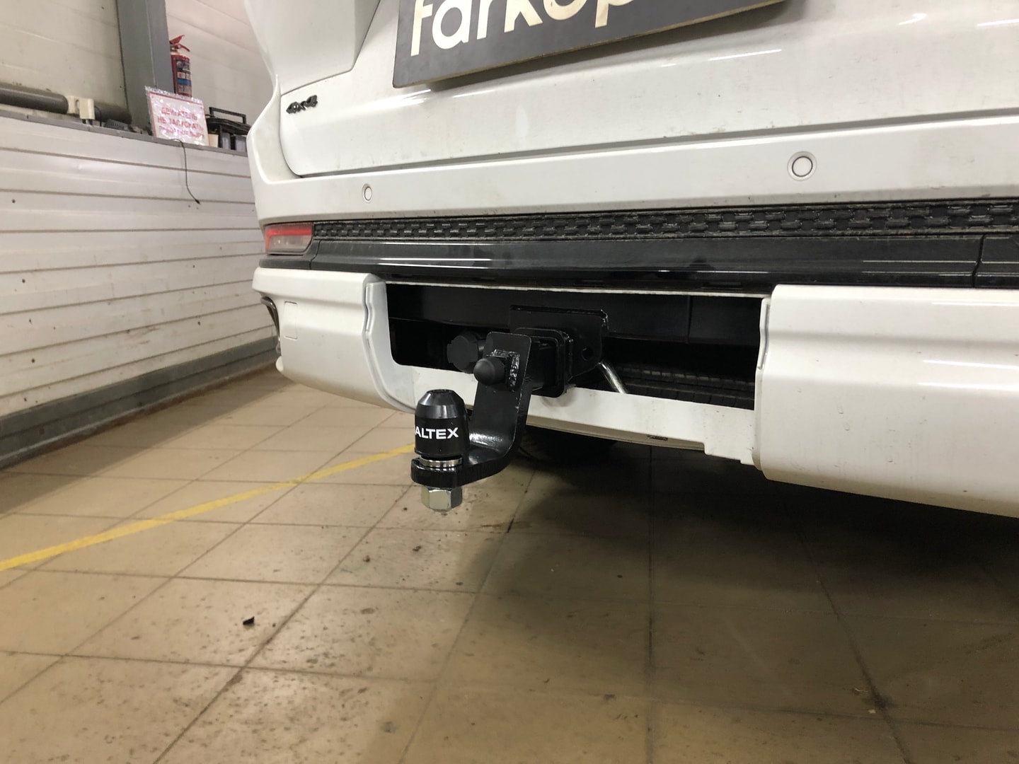 Установили фаркоп TowRus для Jeep Grand Cherokee 2021 г.в.